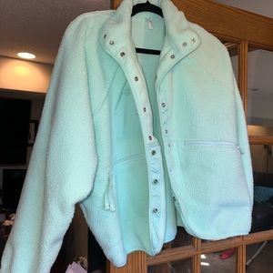 Free People Hit The Slopes Jacket// Jade Ice// Size M